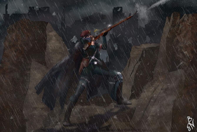 Sniper in Rain